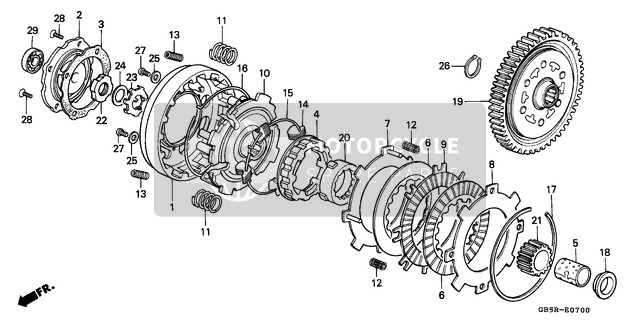 Honda C90ST 2002 Clutch for a 2002 Honda C90ST